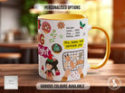 Baking Spirits Bright Festive Mug, Motivational Coloured Mug, Uplifting Mug of Positivity, Inspirational Gift Idea