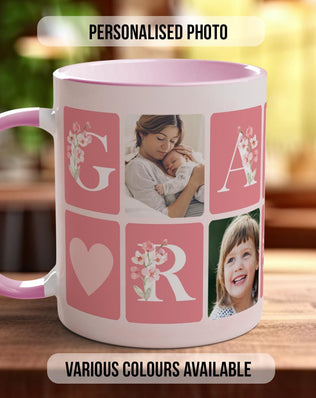 Grandma Mothers Day Personalised Photo Mug - Sipfull of Design