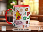Baking Spirits Bright Mug, Christmas Baking Gift, Holiday Cookie Mug, Festive Coffee Cup, Colourful Xmas Gift for Bakers