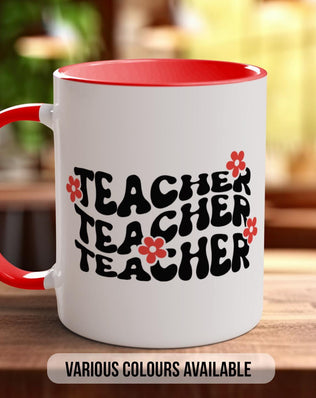 Retro Teacher Mug - Sipfull of Design