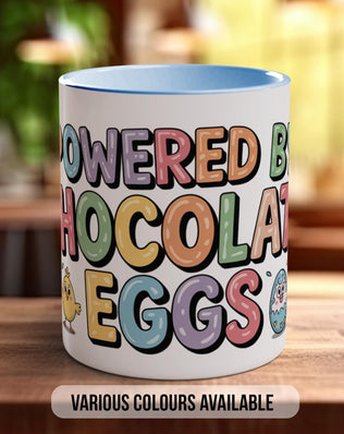 Powered by Chocolate Eggs Mug - Sipfull of Design