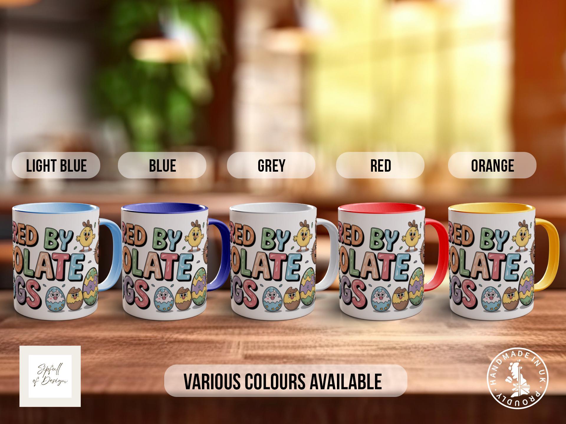 Powered by Chocolate Eggs Mug - Sipfull of Design