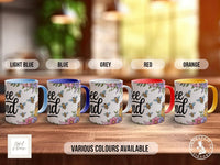 Bee Kind Mug – Cute Bee and Floral Mug with Honey Jar – Uplifting Gift for Bee Lovers – Spring Coffee Cup – Sipfull of Design - Sipfull of Design