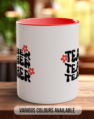 Retro Teacher Mug - Sipfull of Design