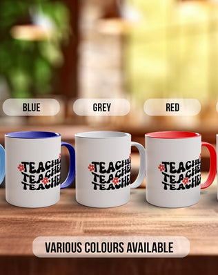 Retro Teacher Mug - Sipfull of Design