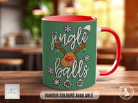 Jingle Balls Funny Christmas Mug - Sipfull of Design