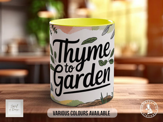 Thyme to Garden Mug - Sipfull of Design