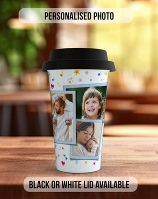 Best Dad Ever Travel Mug – Personalised Blue Shirt Design - Sipfull of Design