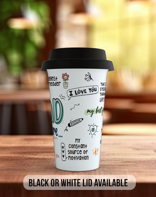 Best Dad You Are Travel Mug – Colourful Word Cloud - Sipfull of Design