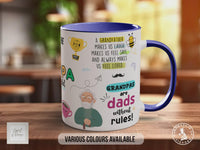Best Grandpa Ever Mug – Funny Colourful Gift for Grandad – Heartfelt Present for Birthday, Father's Day or Just Because