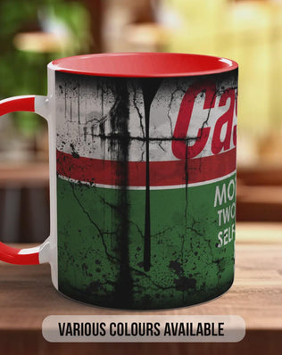 Castrol Two-Stroke Motor Oil Mug – Retro Vintage Garage Coffee Cup