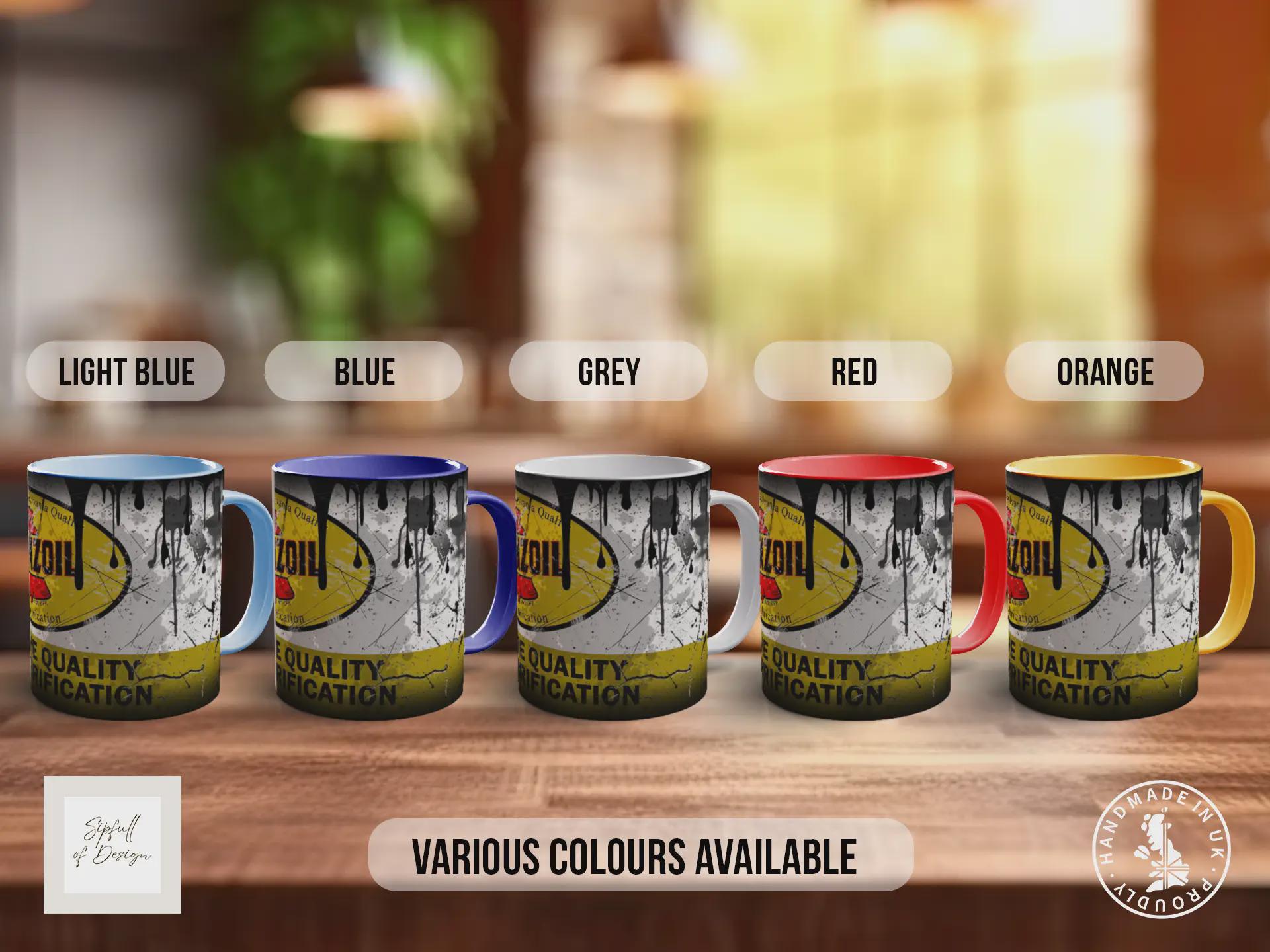 Pennzoil Motor Oil Mug – Vintage Retro Garage Coffee Cup Gift