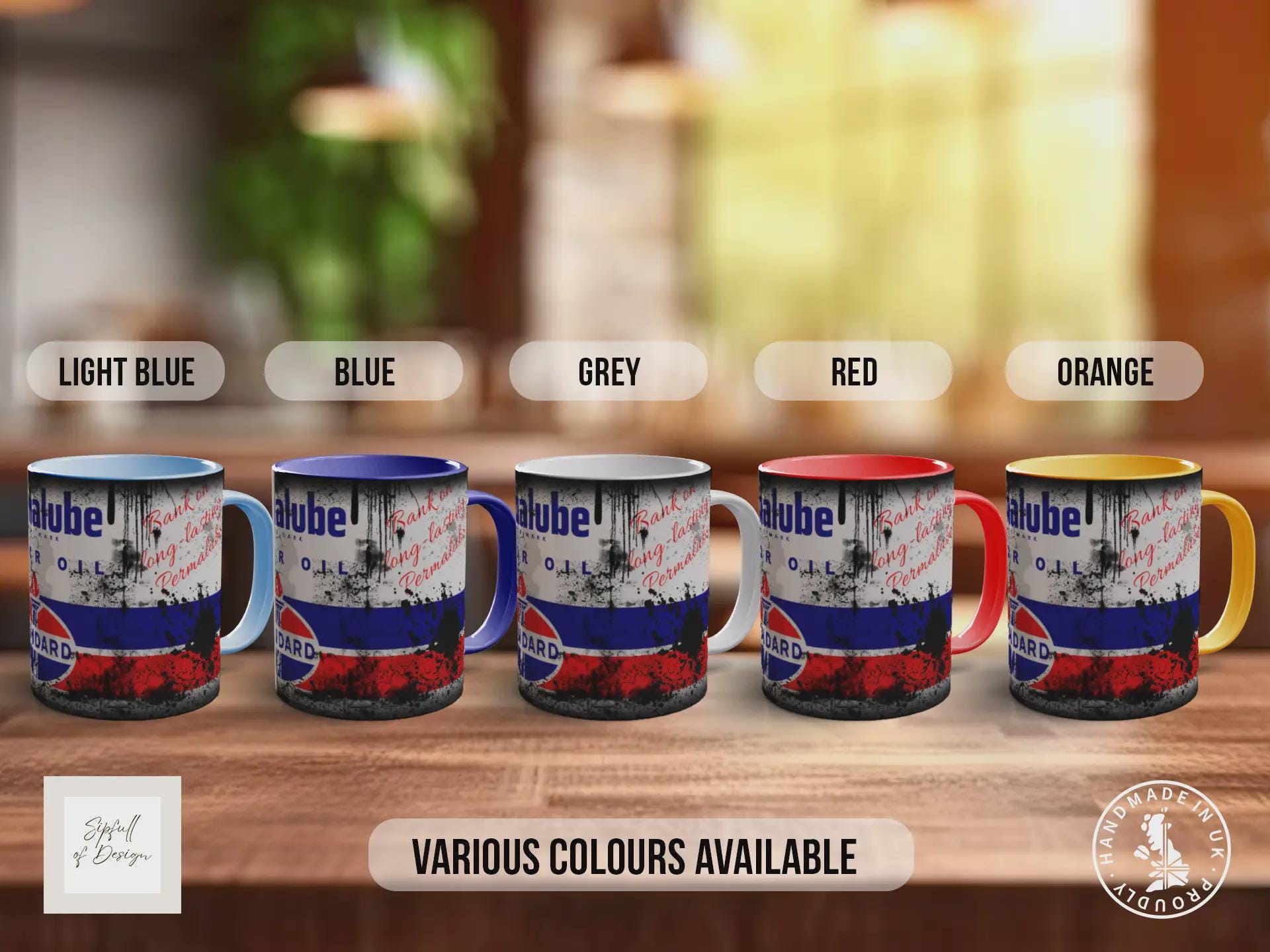 Permalube Motor Oil Mug – Vintage Standard Oil Retro Garage Gift