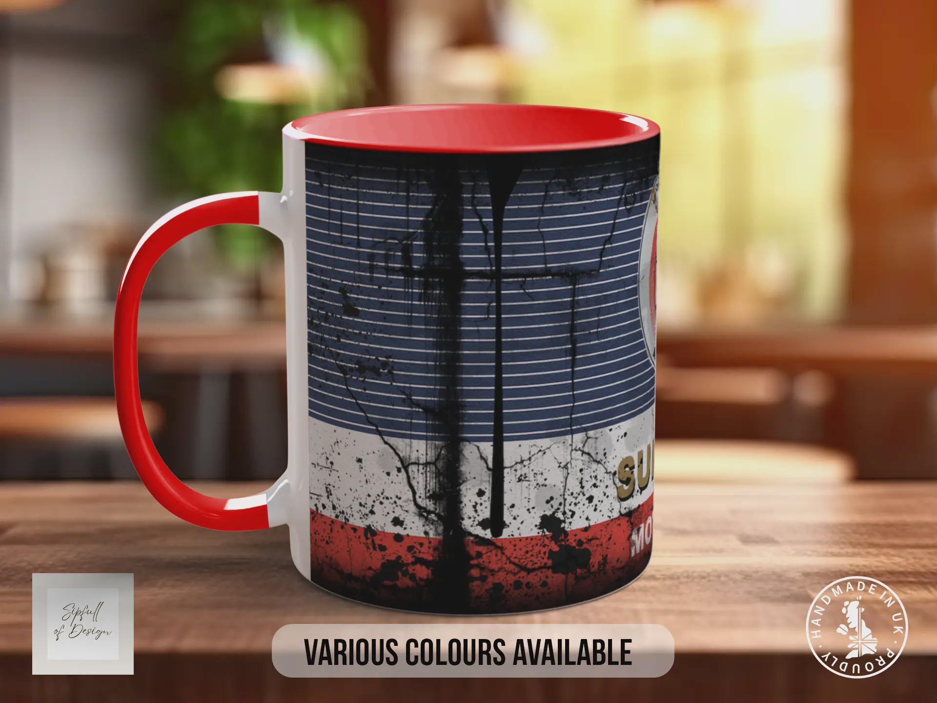 RPM Motor Oil Mug – Vintage Retro Garage Coffee Cup Gift