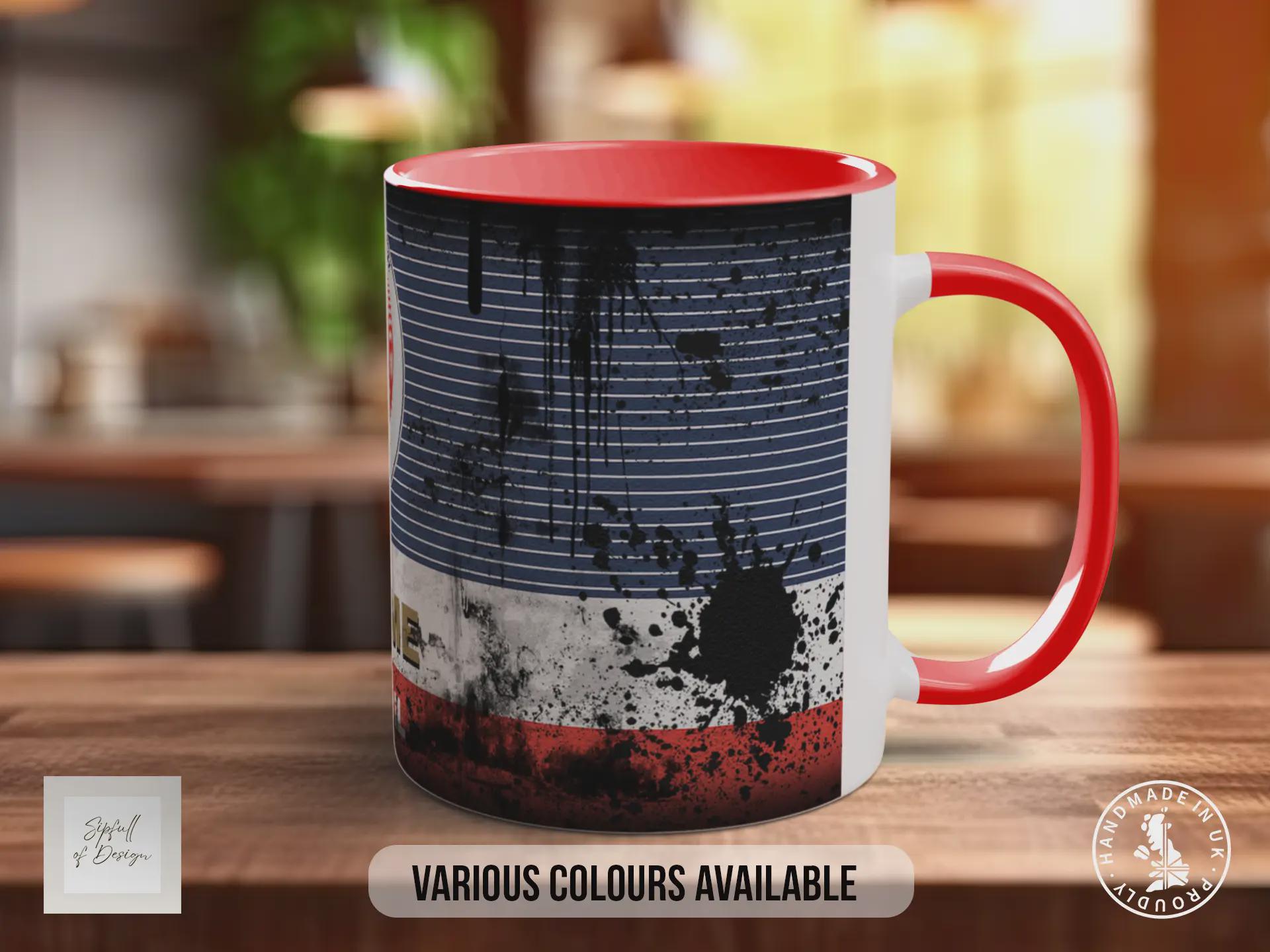 RPM Motor Oil Mug – Vintage Retro Garage Coffee Cup Gift