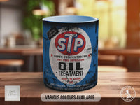 STP Oil Treatment Mug – Vintage Retro Garage Motorsport Coffee Cup