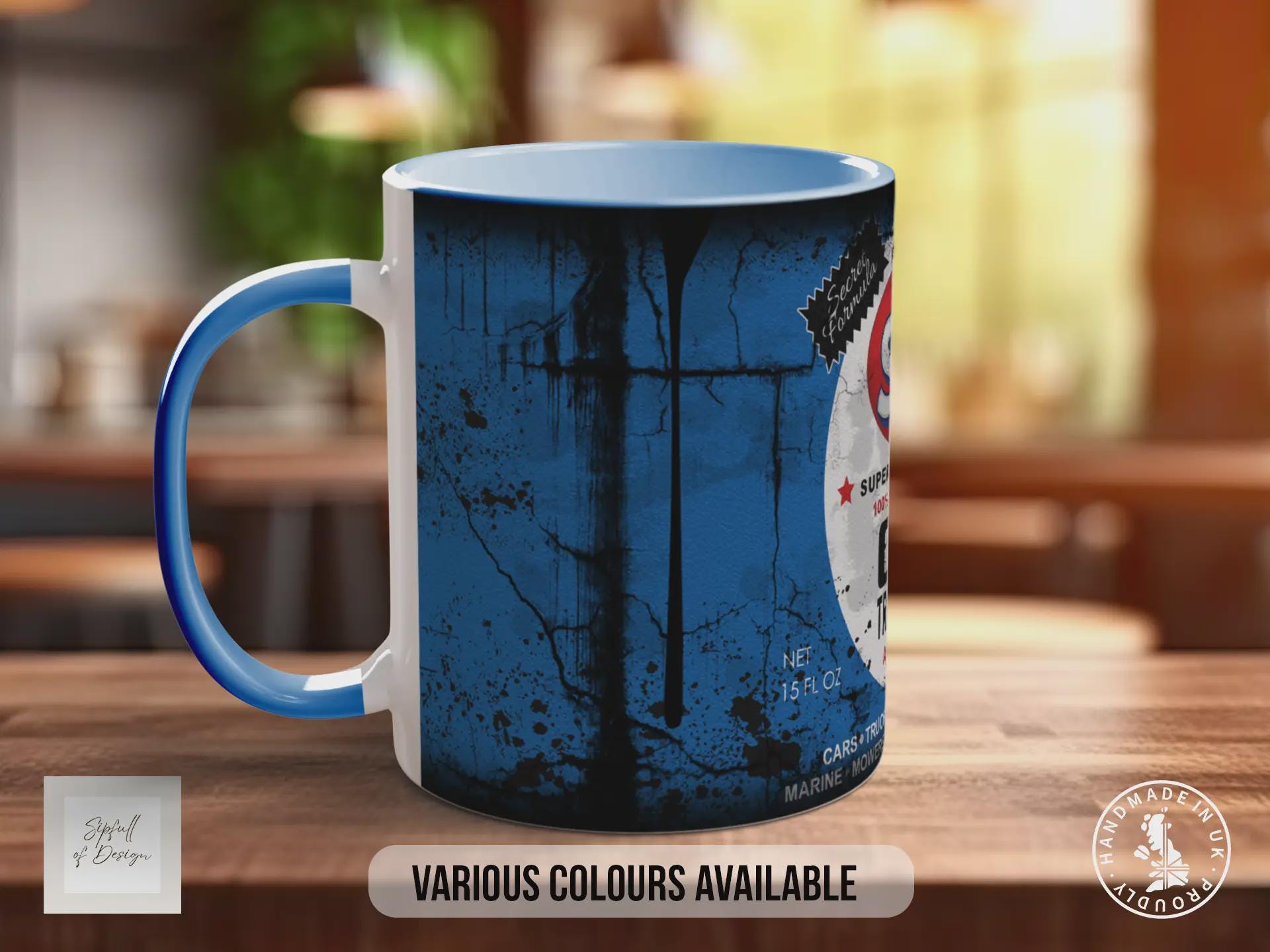 STP Oil Treatment Mug – Vintage Retro Garage Motorsport Coffee Cup