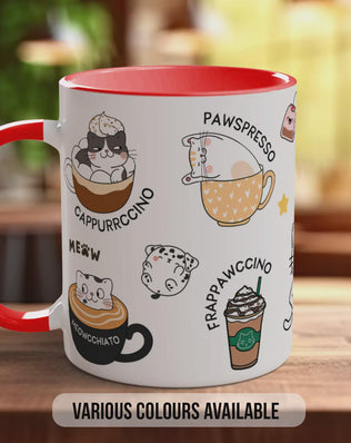 Caffeine Cats Mug – Funny Cat Lover Coffee Cup with Espresso Puns