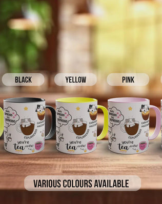 Caffeine Cats Mug – Funny Cat Lover Coffee Cup with Espresso Puns