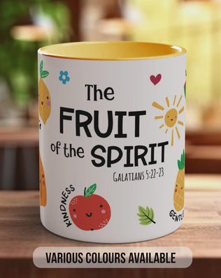Fruit of the Spirit Mug – Christian Scripture Coffee Cup Gift
