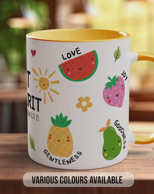 Fruit of the Spirit Mug – Christian Scripture Coffee Cup Gift