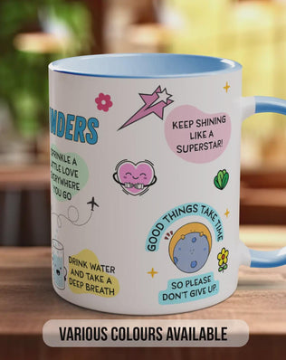 Gentle Reminders Mug – Positive Affirmation Coffee Cup Gift