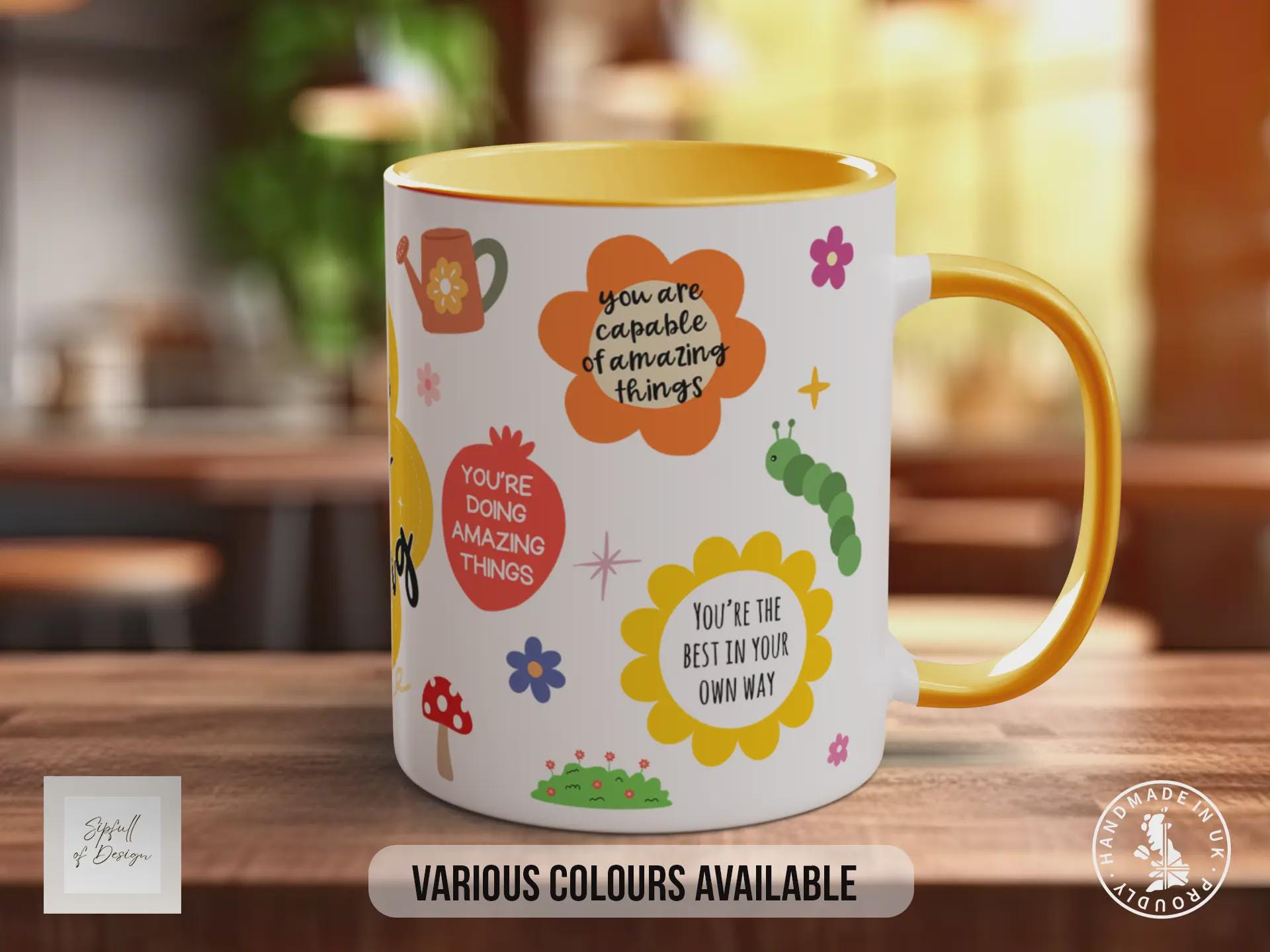 Keep Going Keep Growing Mug – Positive Affirmation Coffee Cup Gift