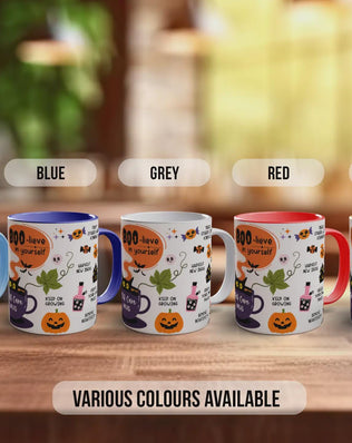 Halloween Self Care Mug – Boo-lieve in Yourself Positive Coffee Cup