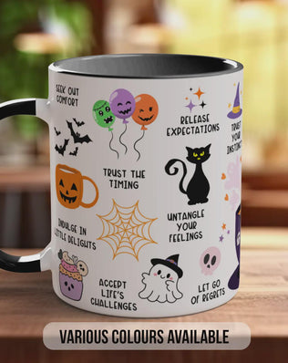 Halloween Self Care Mug – Boo-lieve in Yourself Positive Coffee Cup