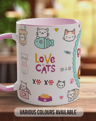 Life is Better with a Cat Mug – Cute Cat Lover Coffee Cup Gift