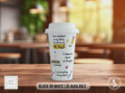 Student Daily Affirmations Travel Mug – Motivational Coffee Cup for Exams & Study – Uplifting Gift with Black or White Lid
