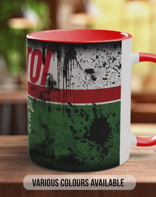 Castrol Two-Stroke Motor Oil Mug – Retro Vintage Garage Coffee Cup