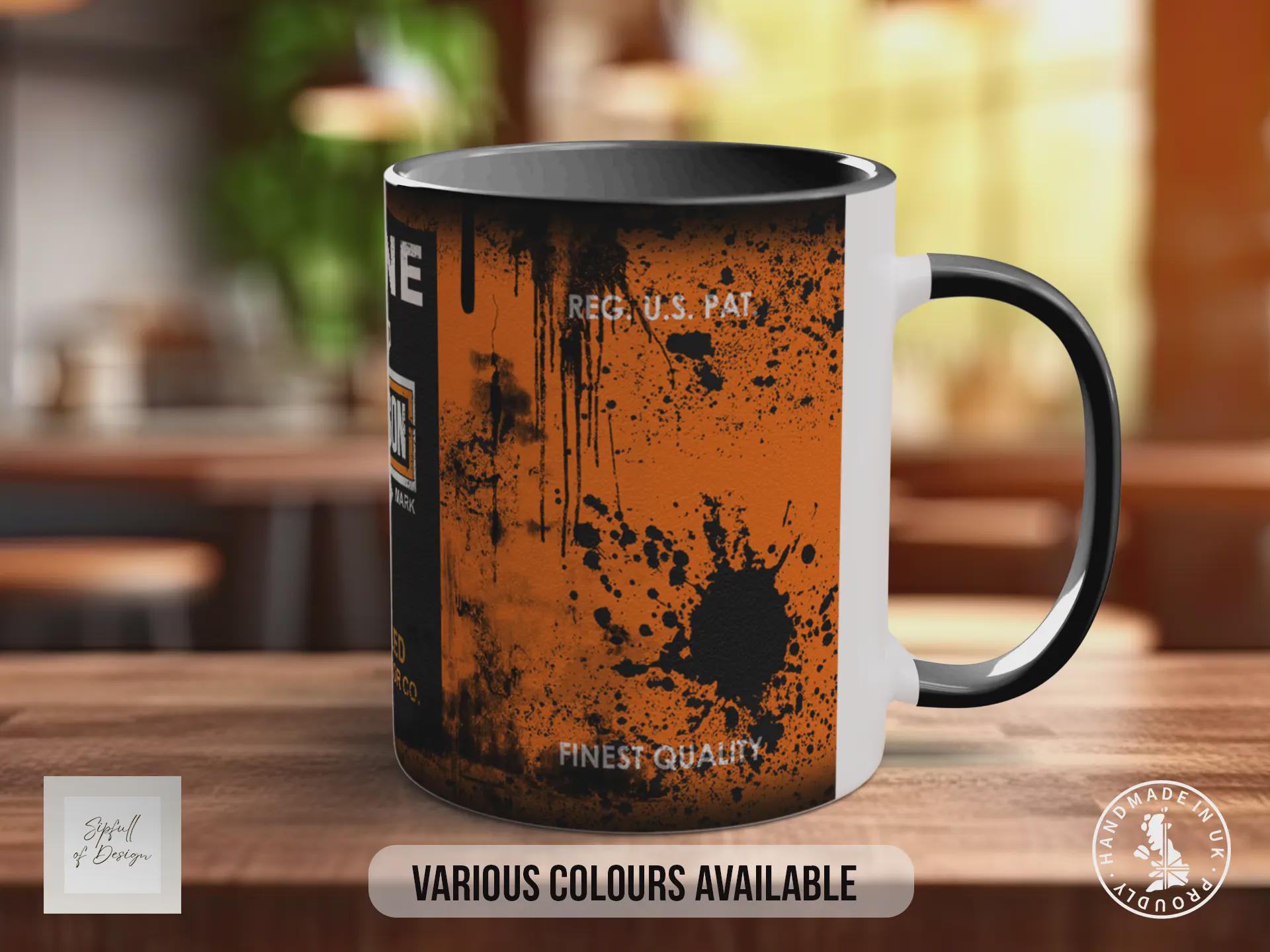 Harley-Davidson Motor Oil Mug – Vintage Retro Motorcycle Garage Gift