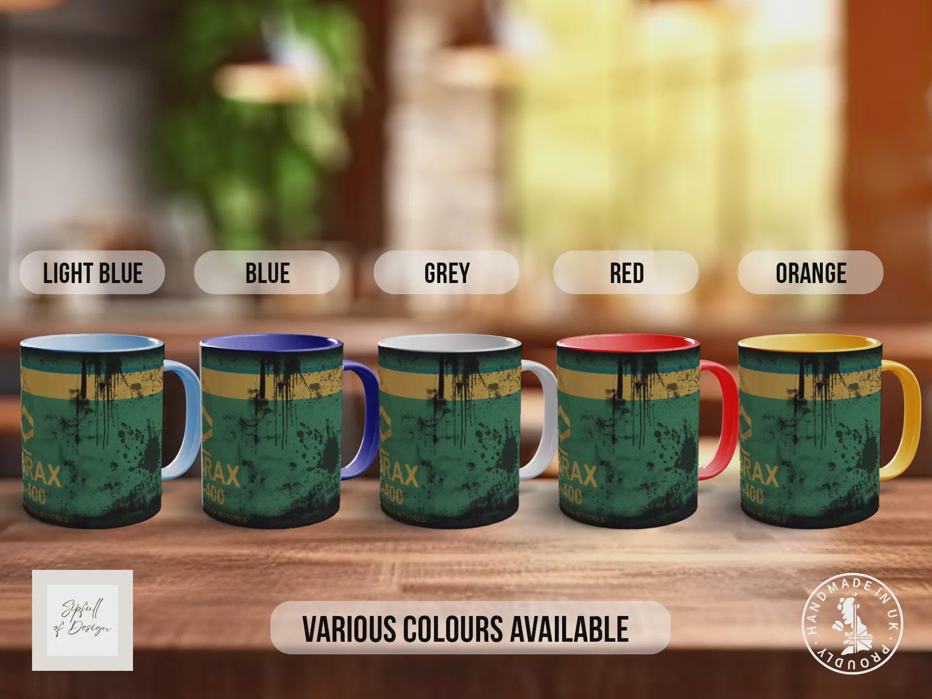 Lubrax Motor Oil Mug – Vintage Retro Garage Coffee Cup Gift