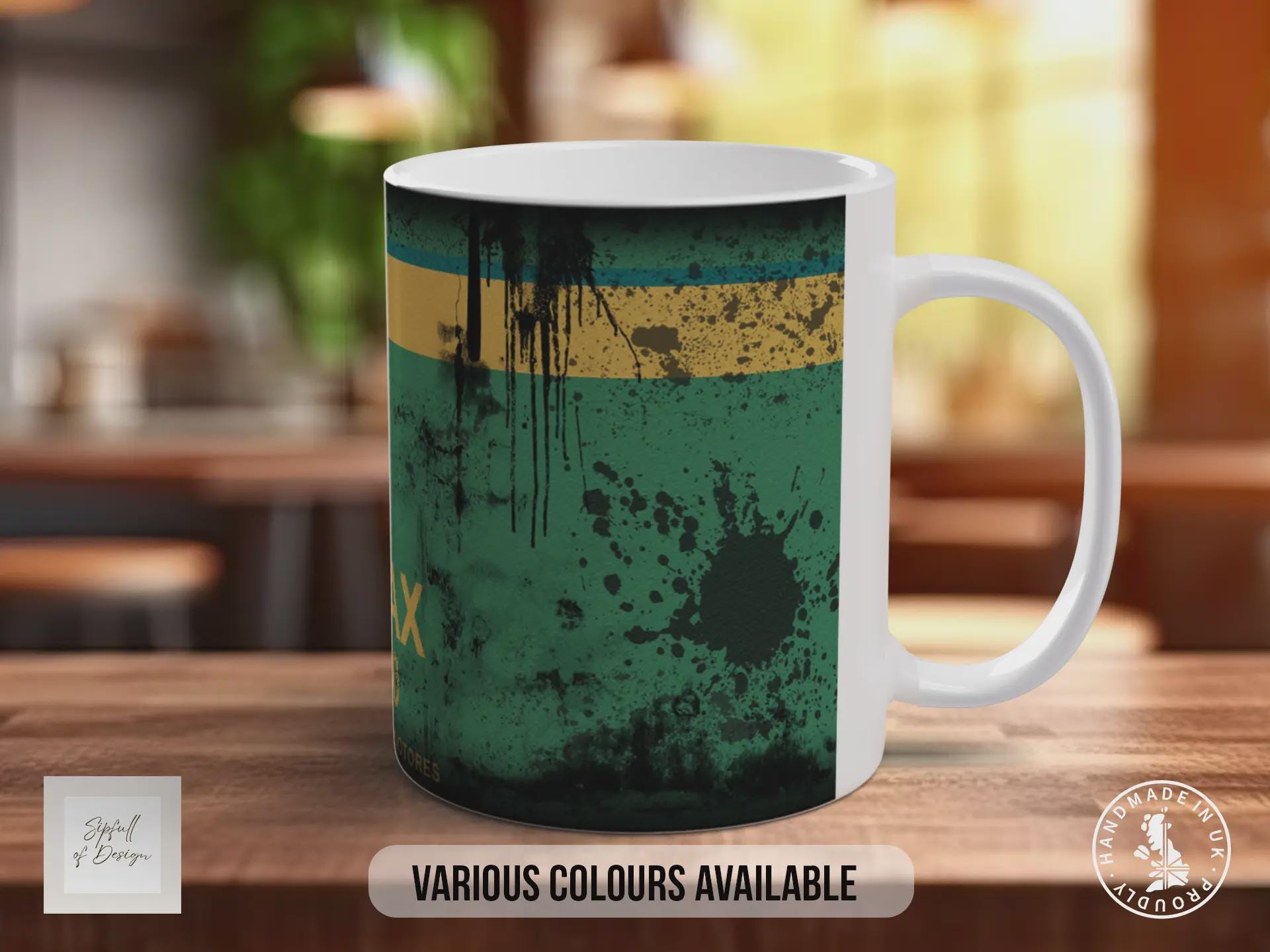 Lubrax Motor Oil Mug – Vintage Retro Garage Coffee Cup Gift
