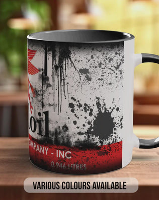 Mobiloil Pegasus Mug – Vintage Retro Motor Oil Garage Coffee Cup