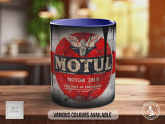 Motul Motor Oil Mug | Vintage Retro Motorsport Garage Gift