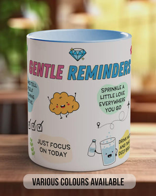 Gentle Reminders Mug – Positive Affirmation Coffee Cup Gift