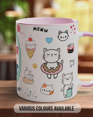 Life is Better with a Cat Mug – Cute Cat Lover Coffee Cup Gift