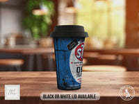 STP Oil Treatment Travel Mug – Retro Motoring Insulated Coffee Cup