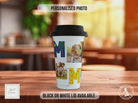 Personalised MUMMY Photo Travel Mug – Custom Coffee Cup with Black or White Lid – Mother’s Day or Birthday Gift