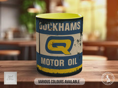 Duckhams Q Motor Oil Mug | Retro Racing Mug for Car Lovers
