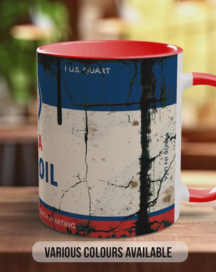 Esso Extra Motor Oil Mug – Retro Garage Gift for Car Lovers | Classic Esso Design | Handmade in Sussex UK