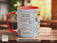 The Best Christmas Cocoa Mug – Festive Hot Chocolate Recipe Mug | Cute Christmas Gift | Handmade in Sussex UK
