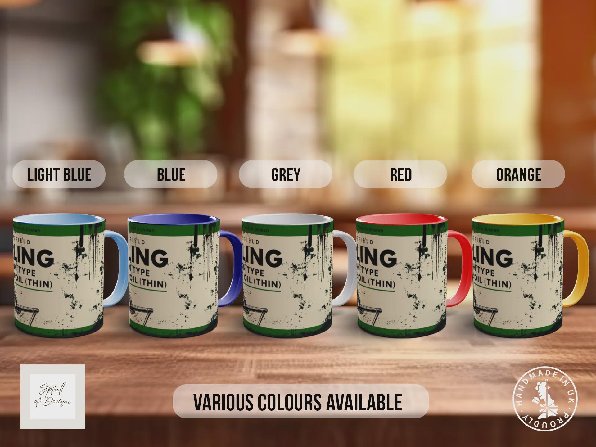 Girling Damper Oil Mug | Vintage Wakefield Piston Type Tin Design