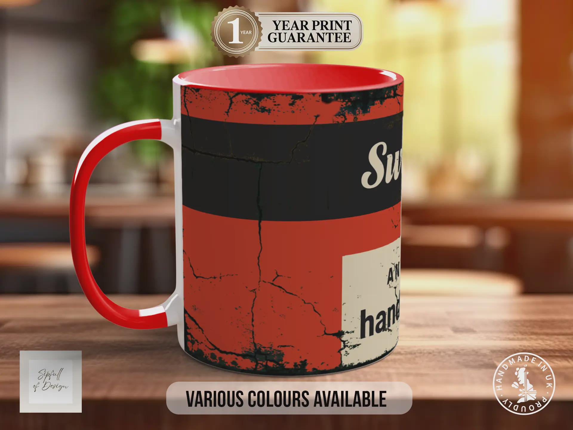 Swarfega Mug | Vintage Hand Cleanser Tin Design | Mechanic Gift | Retro Workshop Mug