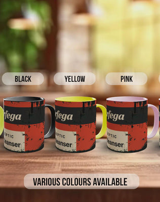 Swarfega Mug | Vintage Hand Cleanser Tin Design | Mechanic Gift | Retro Workshop Mug