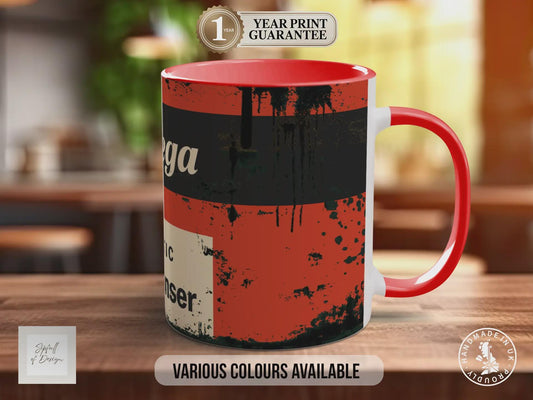 Swarfega Mug | Vintage Hand Cleanser Tin Design | Mechanic Gift | Retro Workshop Mug