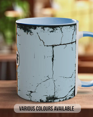 Vintage Gulf Oil Mug | Classic Racing Stripe Design | Retro Garage & Motorsport Gift | Handmade UK