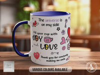 Happy Valentine’s Day Mug | Romantic Love Design | Valentine Gift for Him or Her | Handmade UK